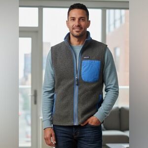 Patagonia Synchilla Karstens Outdoor Vest Mens Size Medium